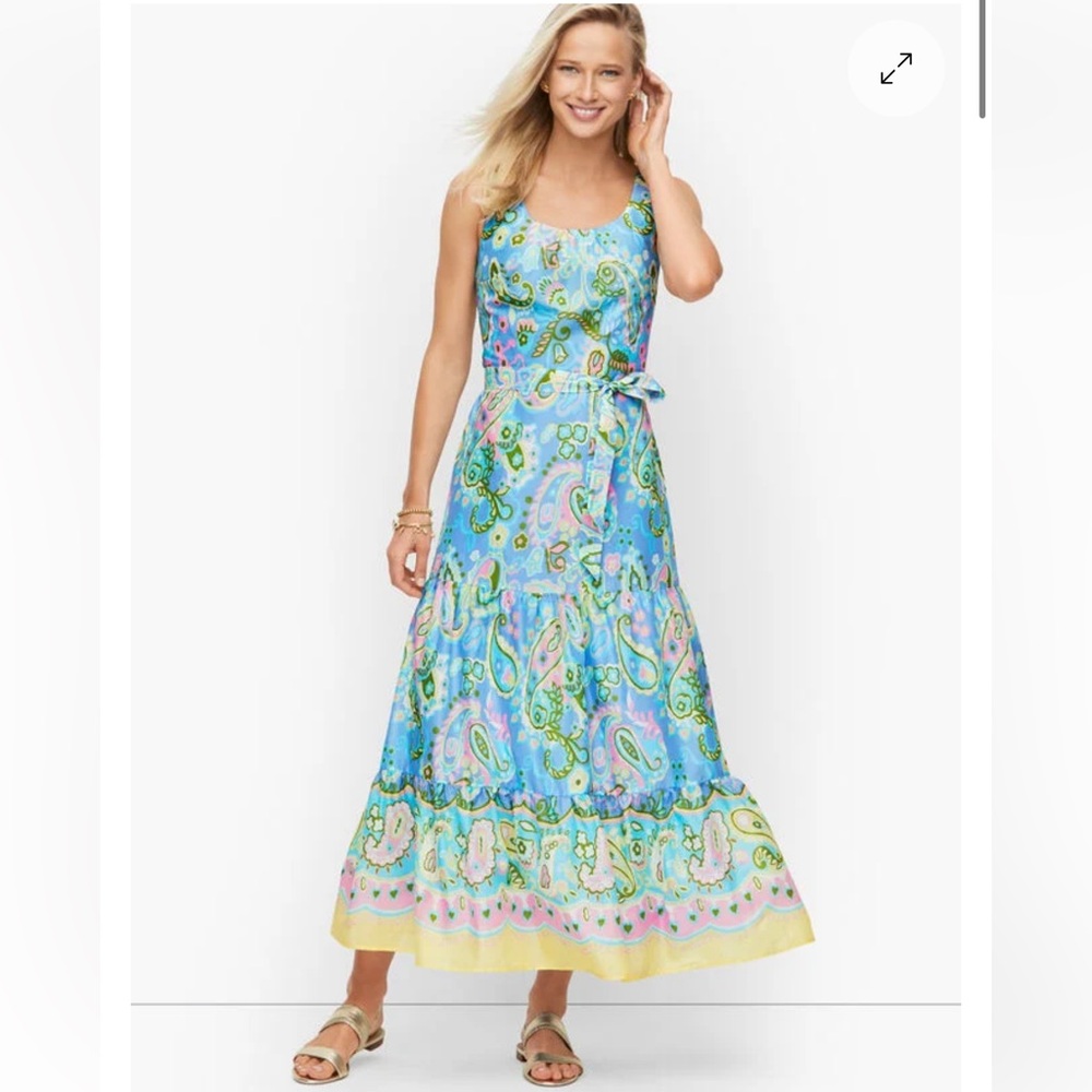 Talbots Voile Midi Dress *nwot*
